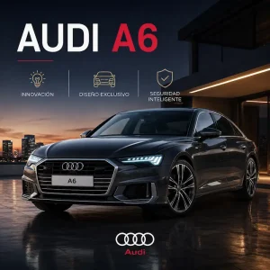 Audi A6 uno de los autos de lujo con innovación 