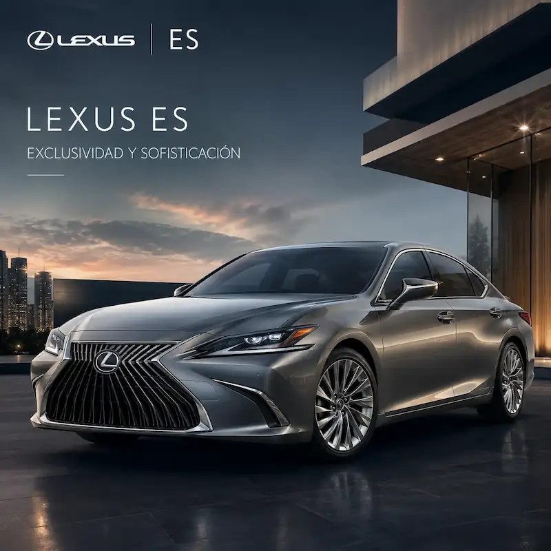 Lexus ES es uno de los autos de lujo con exclusividad y sofisticación