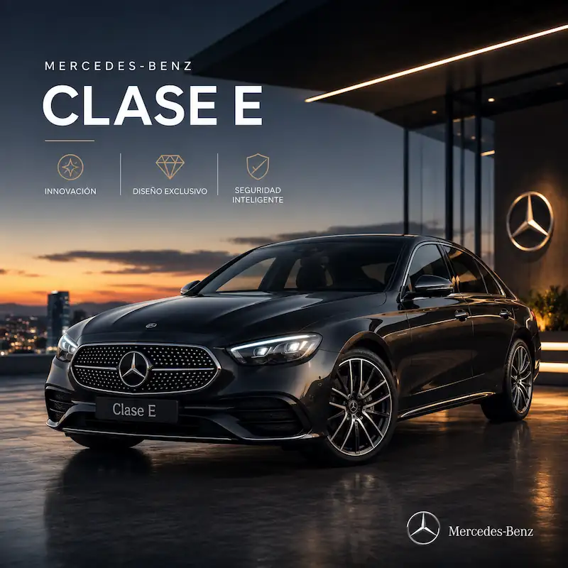 Mercedes-Benz Clase E uno de los autos de lujo con elegancia y tecnología